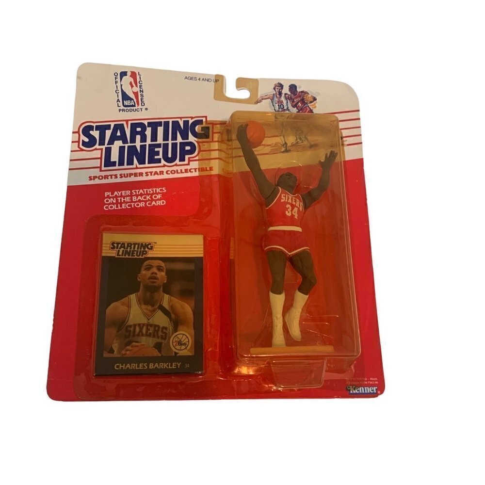 * 1988 Starting Lineup Kenner Charles Barkley Action Figure
